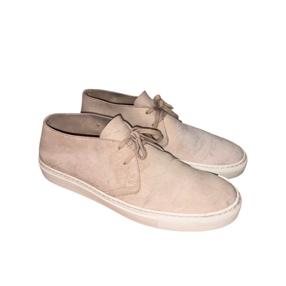 Billy Reid Beige Cream Nubuck Leather Chukka Shoes   Size: US 9 Men's